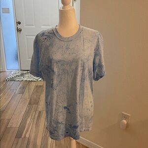 Comfort Colors Blue Tie-Dye Short Sleeve Tee